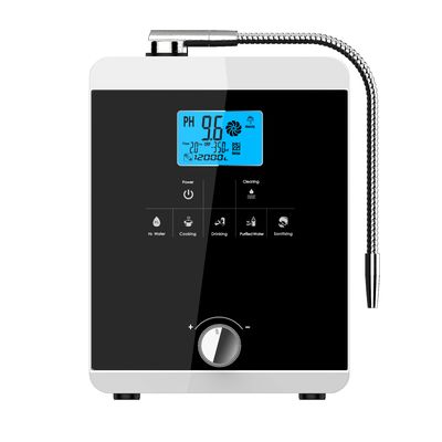EHM-829 Alkaline Water Ionizer Machine with pH Range 2.8~11.0 ORP +500mV to -800mV and 1.5W Standby Power