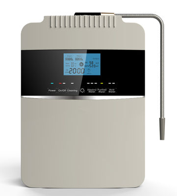 Alkaline Water Ionizer Machine with 200 GPD Flow Rate, Mineral Port, and High-Power SMPS for Home and Hotel Use